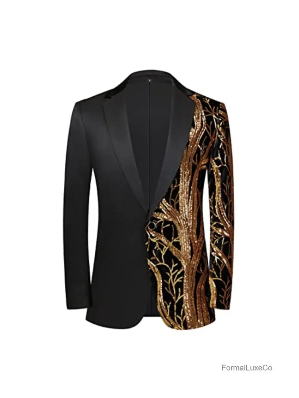 Velvet Sequins Blazer Mens Sport Coat Shiny Jacket
